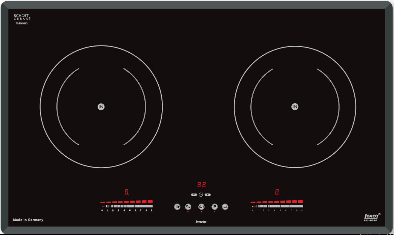 Bếp từ đôi Lorca LCI-809P